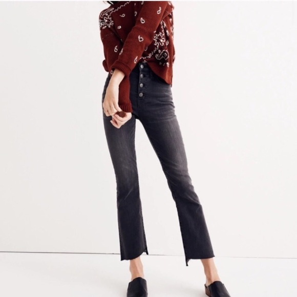 Madewell Denim - Madewell Cali Demi-Boot Jeans: Asymmetrical Hem